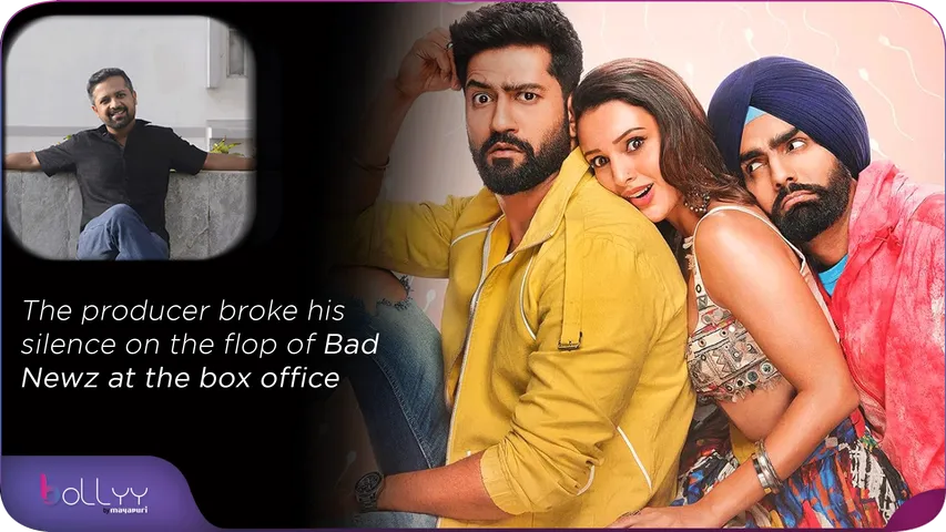 The producer broke his silence on the flop of Bad Newz at the box office