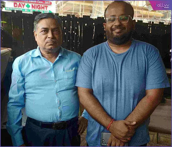 SHANTISWAROOP TRIPATHI WITH DIBAKAR DAS ROY