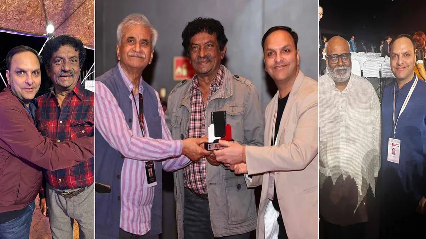 Amit Agarwal & Goutam Ghose Triumph Raahgir Screening, Pune Film Fest