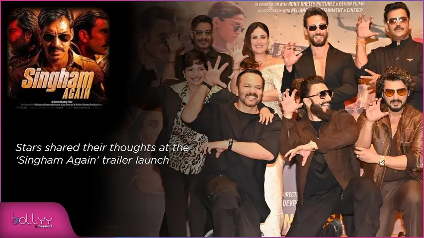 Stars shared their thoughts at the Singham Again trailer launch