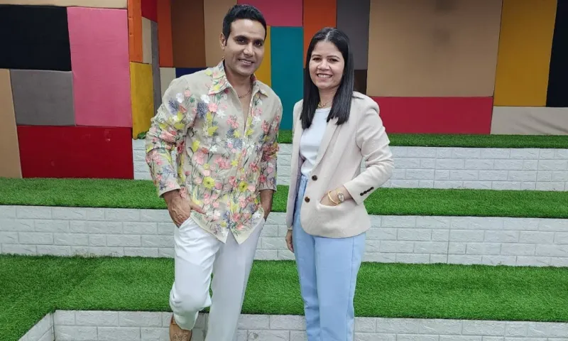 Salim Diwan and Preeti Singh Promote 'Aliya Basu Gayab Hai' in Delhi