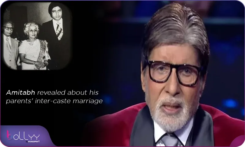 Amitabh revealed about his parents' inter-caste marriage