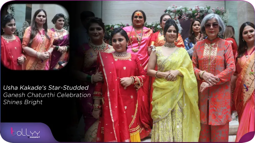 Ganesh Chaturthi 2024 Usha Kakade's Star-Studded Celebration Shines