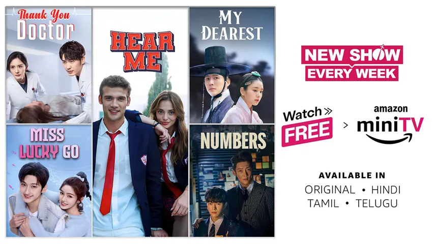 Amazon miniTV Launches Global Dramas Dubbed in Hindi, Tamil, Telugu