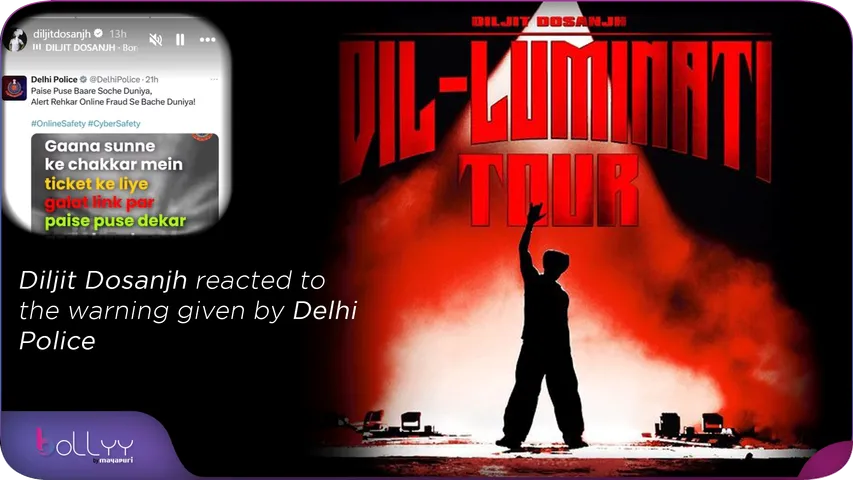 Diljit Dosanjh reacted to the warning given by Delhi Police