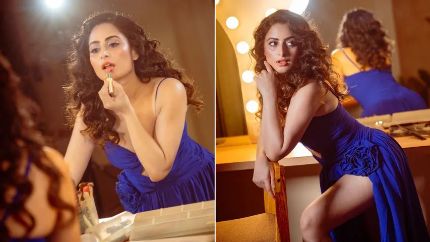 Aishwarya Sharma Dazzles in Blue Dress Latest Instagram Post