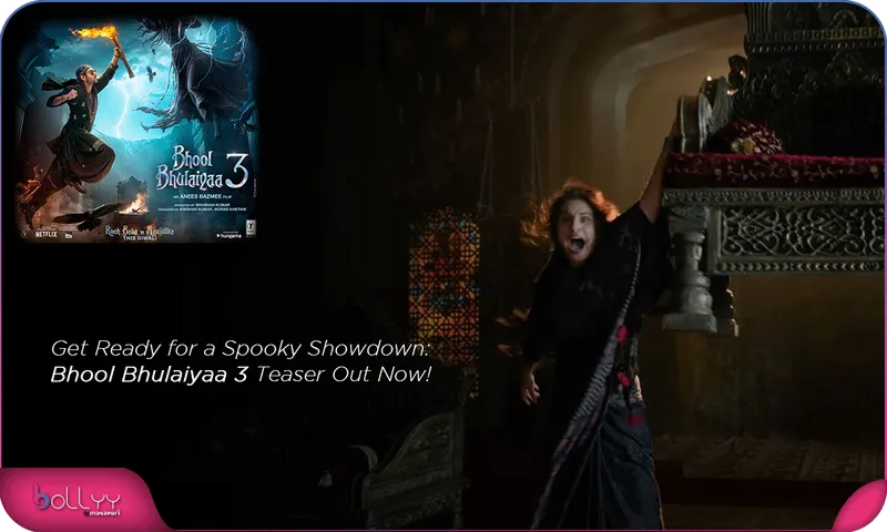 Get Ready for a Spooky Showdown Bhool Bhulaiyaa 3 Teaser Out Now!