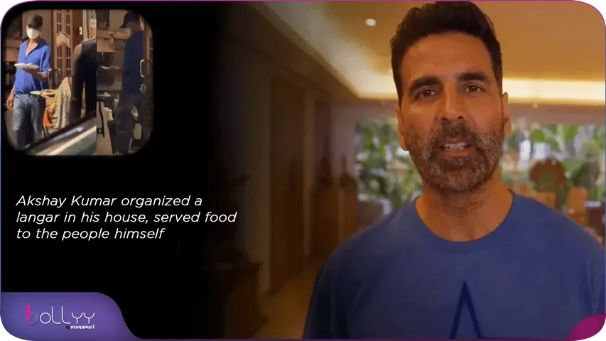 Akshay Kumar organized a langar in his house, served food to the people himself