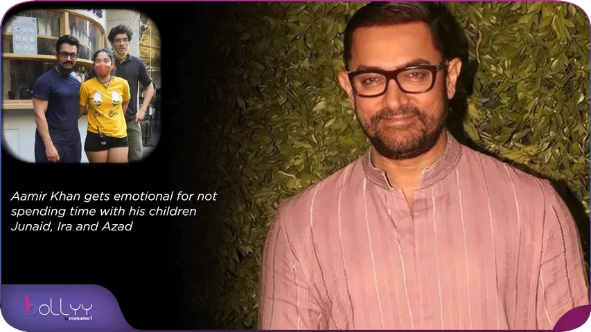 Aamir Khan gets emotional for not spending time with his children Junaid, Ira and Azad
