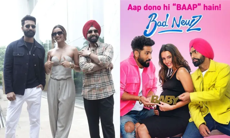Bad Newz Movie Promotions Held in Delhi