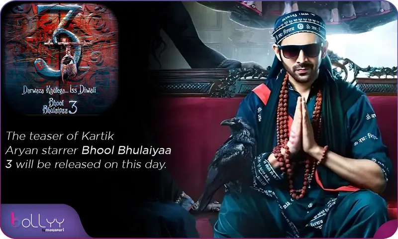 Kartik Aaryan's Bhool Bhulaiyaa 3 Teaser Release Date Announced