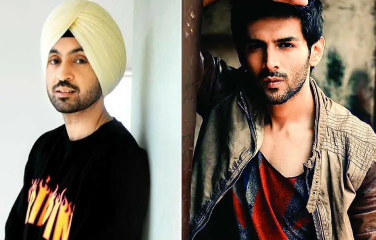 DILJIT DOSANJH- KARTIK AARYAN ROPED IN FOR A ROMCOM