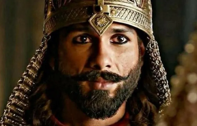 SHAHID KAPOOR SPEAKS ON HIS ROLE IN PADMAAVAT!