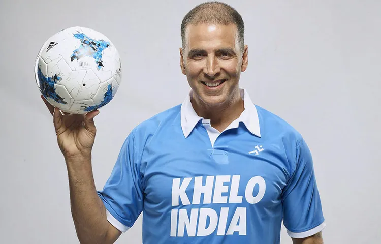 AKSHAY KUMAR EXTENDS HIS SUPPORT FOR KHELO INDIA PROGRAM