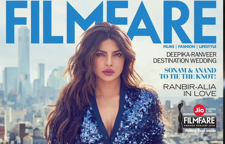 PRIYANKA CHOPRA IS SINGLE AND READY FOR HER FILMFARE COVER : HEARTBREAK IS A BITCH