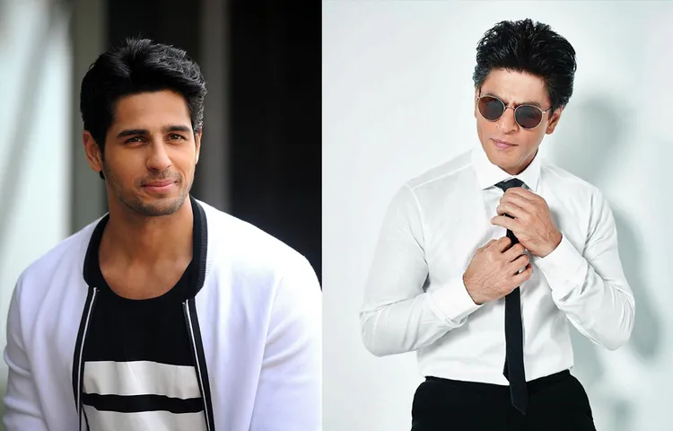 SIDHARTH MALHOTRA CONSIDERS SHAH RUKH KHAN HIS MENTOR