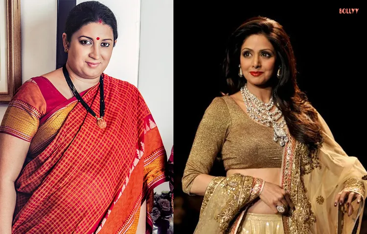SMRITI IRANI WRITES AN ODE TO SRIDEVI