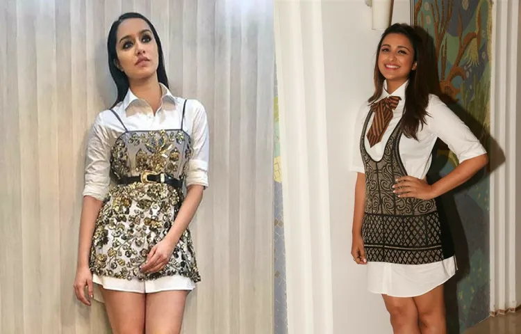 FASHION FACE OFF: LAYERING SHIRT WITH DRESS! SHRADDHA KAPOOR, PARINEETI CHOPRA- WHO WORE IT BETTER?