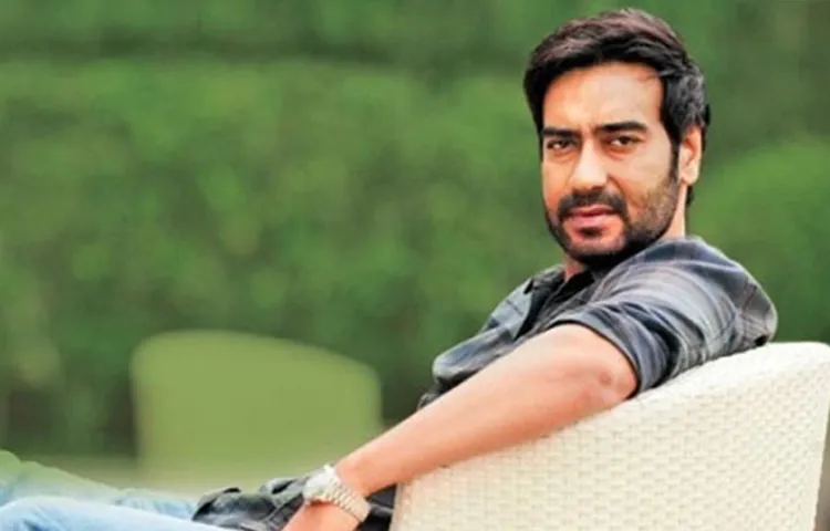 AJAY DEVGN SHOOTS DESPITE TENNIS ELBOW