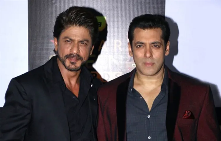 WHEN SHAH RUKH KHAN STOOD BY THE SIDE OF SALMAN KHAN