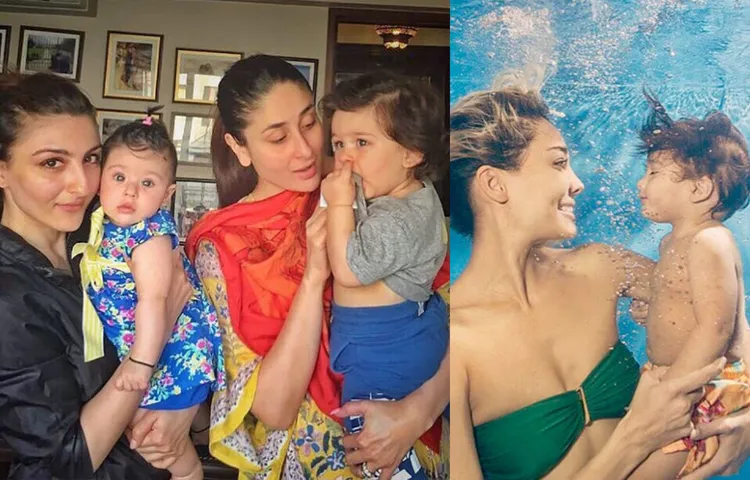 HAPPY MOTHER'S DAY: BOLLYWOOD MOMMIES WITH THEIR MUNCHKINS!