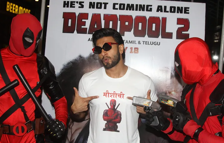 RANVEER SINGH ON DUBBING FOR DEADPOOL 2