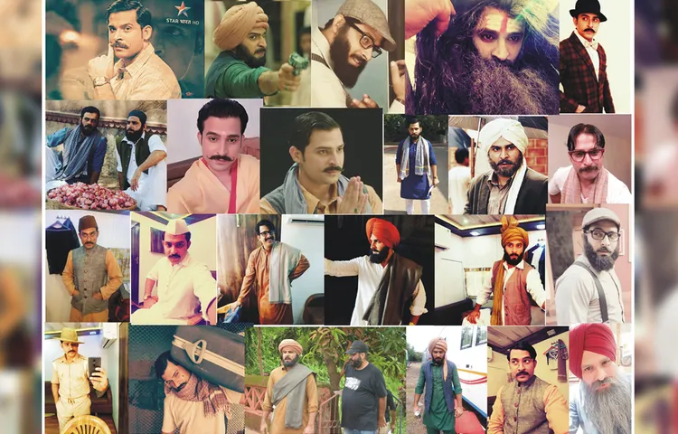 Karan Sharma donned 20 different looks as Chandrashekar   