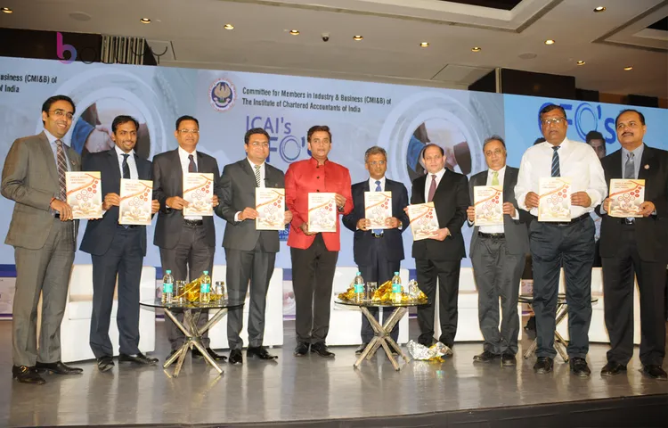 Ravi Kishan at the launch of India’s first job portal for the CA community