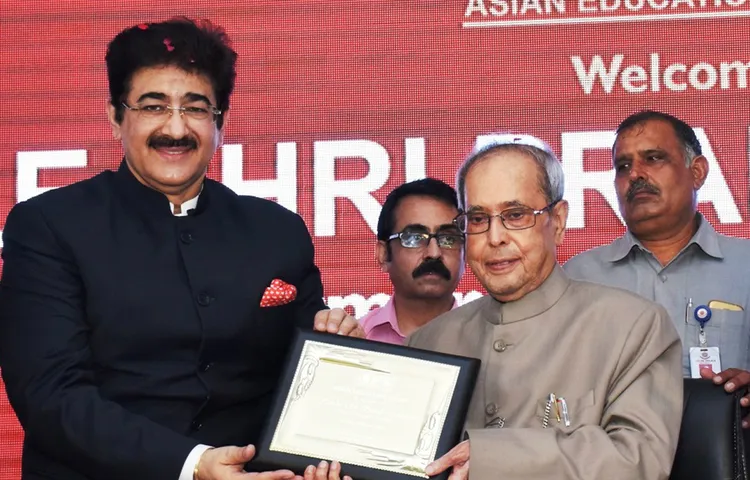 Asian Education Group Blessed by Hon’ble Pranab Mukherjee