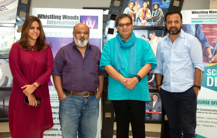 Saurabh Shukla at the 5th Veda session, hosted by Whistling Woods International