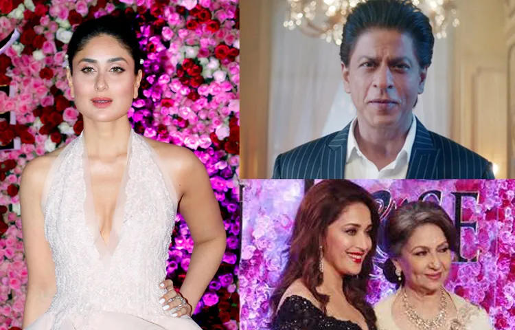 Lux Superstars Kareena, Madhuri, Sharmila And Srk Applaud Lux Golden Rose Awards For Supporting Un’s #Heforshe Movement