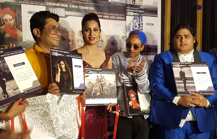 Arshi Khan Unveils The Calendar ‘2019 The Iconic Calender’