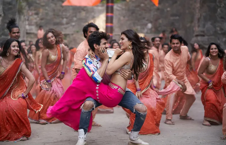 Kartik Aaryan And Kriti Sanon Revive The 90’s With ‘Poster Lagwa Do’