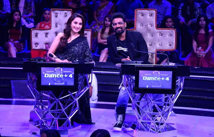 Madhuri Gets Overwhelmed After Watching Her Tribute Act On Dance+4