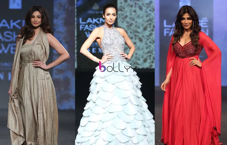 Daisy Shah, Malaika Arora And Chitrangada Singh Ramp Walk At Lakme Fashion Summer Resort 2019