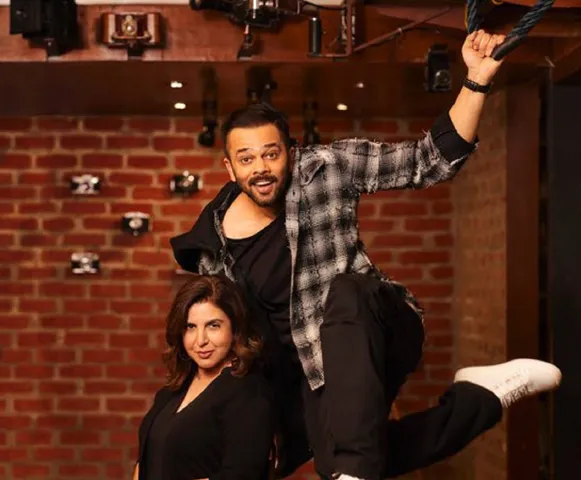 Rohit Shetty and Farah Khan