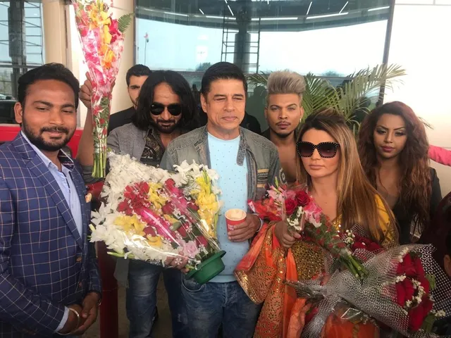 Sudesh Berry and Rakhi Sawant
