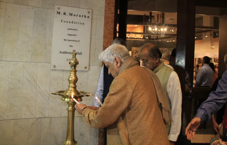 Javed Akhtar Inagaurates Former Union Minister Kamal Morarka Art Exhibition “The Big Cats”