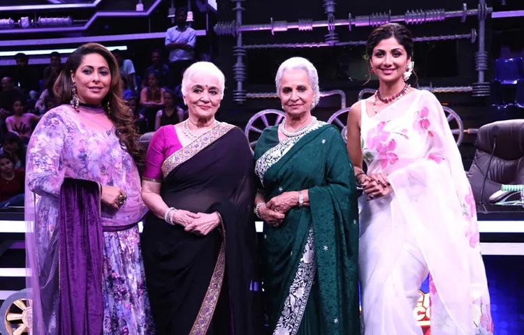Geeta-Kapur_Asha-Parekh_Waheeda-Rehman_Shilpa-Shetty