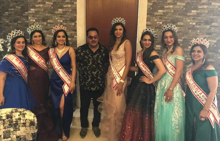 Ace Choreographer Pappu Khanna Daughter’s Priya Mehta Won Crown Of Mrs India Queen 2019
