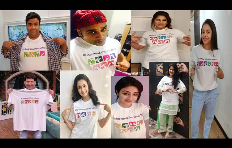 Actors-Of-Sony-Entertainment-Television-Don-Ishaaron-Ishaaron-Mein-T-Shirts,-Including-Kapil-Sharma-&-Archana-Puran-Singh
