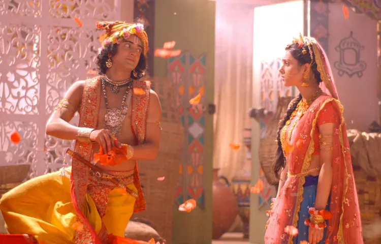 Krishn-Takes-Up-A-New-Trick-To-Try-And-Meet-Radha-Once-Again! 