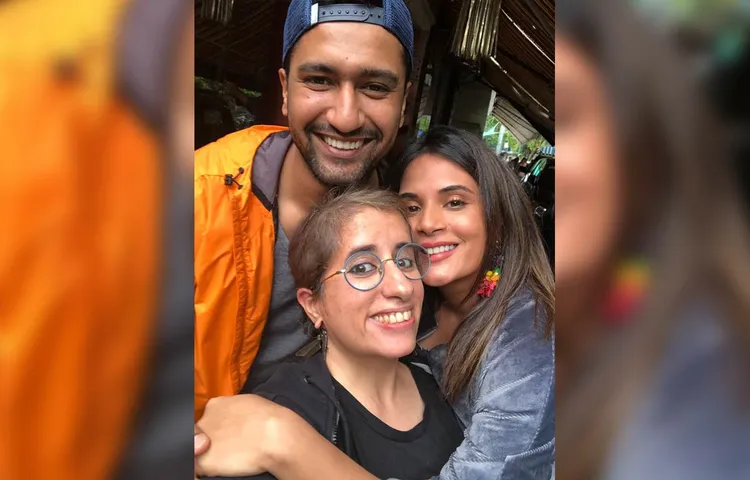 Masaan-Team-Richa-Chadha,-Vicky-Kaushal-And-Guneet-Monga-Reunites-After-4-Years
