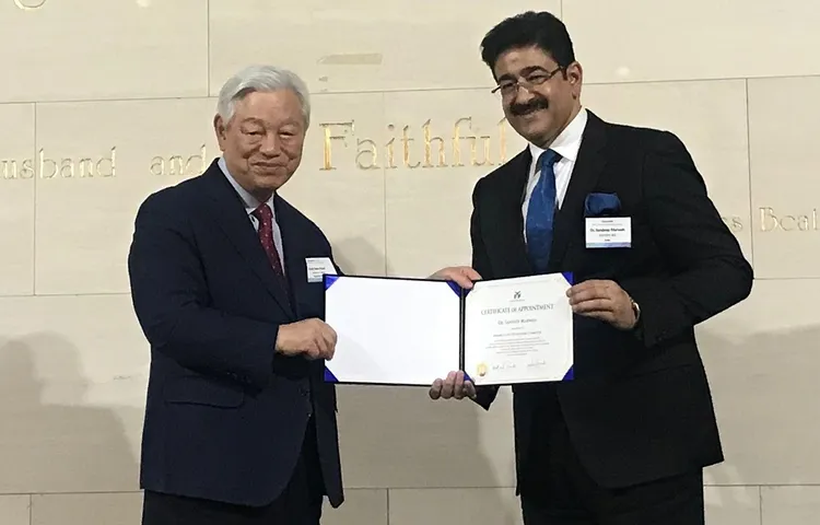 Sandeep Marwah Honored In South Korea for Higher Education