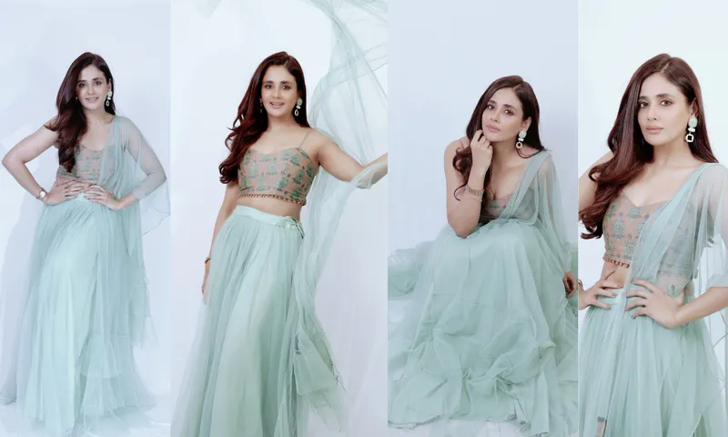 Check out Parul Yadav slay it in her mint green classic looks