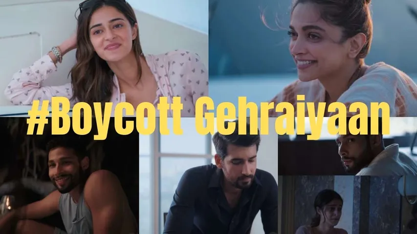 Netizens trending #Boycott Gehraiyaan on social media