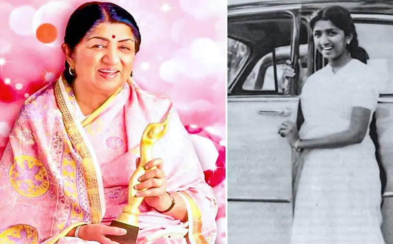 How did the nightingale of India Lata Mageshkar get her original name as Hema Hardikar?