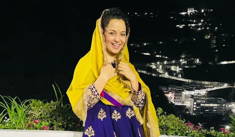 Actress Kangana Ranaut Visits "Mata Vashno Devi" on her birthday