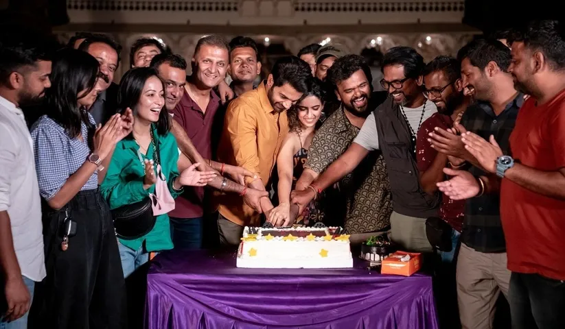It's a wrap for Rajkummar Rao and Sanya Malhotra's next "HIT - The First Case"