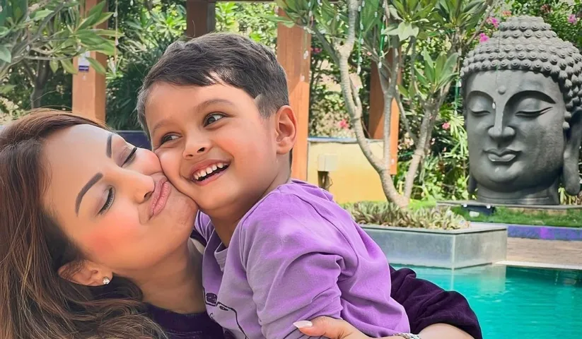 Nisha Rawal goes on a much needed vacation with her son Kavish post Lock Upp. Says "I want to make sure that Kavish doesn’t miss out on any memorable experiences in his life"